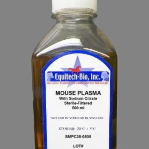SMPC35 -- Sterile Filtered Mouse Plasma with Sodium Citrate