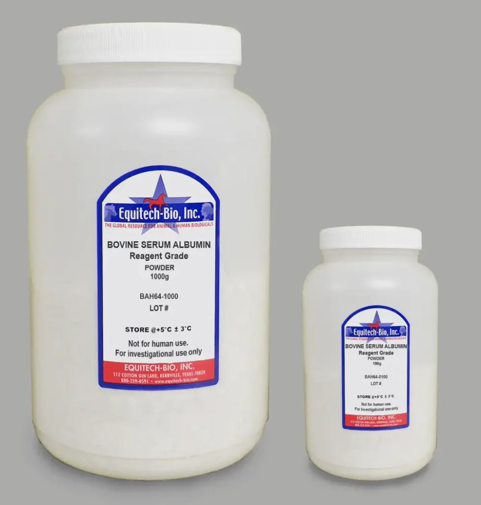 BAH64 — Reagent Grade Heat Shock Bovine Serum Albumin Powder